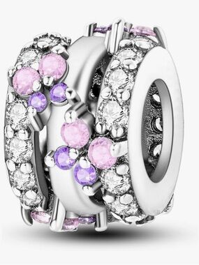 925 Butterfly Bracelet Charm-Sterling silver & cubic Z-Fits Most Charm Bracelets